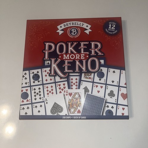 Poker keno game set with - with, cards