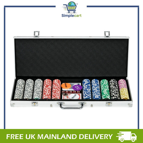 500 piece poker - chips, w/