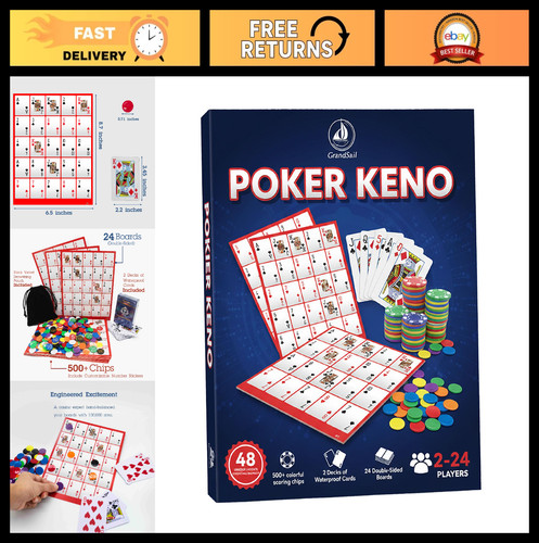 Keno poker game set - poker,