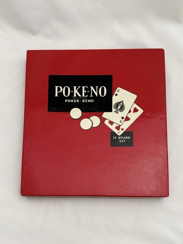 Vintage poker keno - po-ke-no, poker-keno