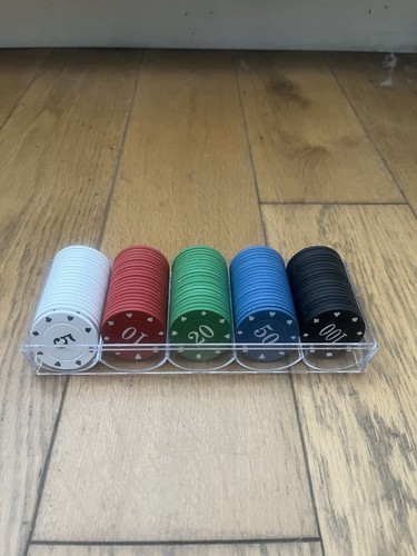 Poker chip set with - poker,