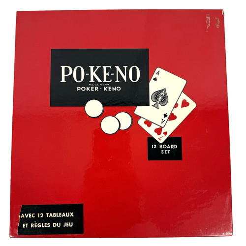 Vtg game poker keno - po-ke-no,