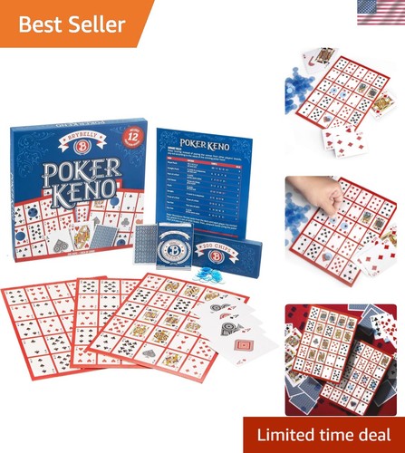Engaging poker keno game set - poker,