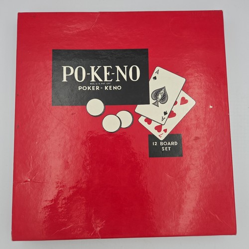 Vintage poker keno - po-ke-no,