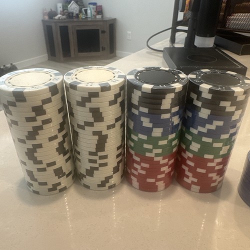 100 poker chips set 5 - pc,