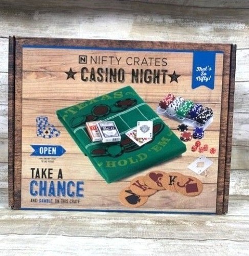 Nifty crates casino night - night, set