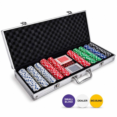 New poker set 500 piece - poker,