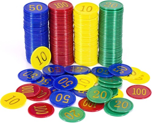 Plastic poker chips - chips,