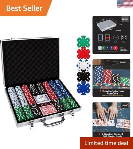 Portable poker chip set 500 - chip,