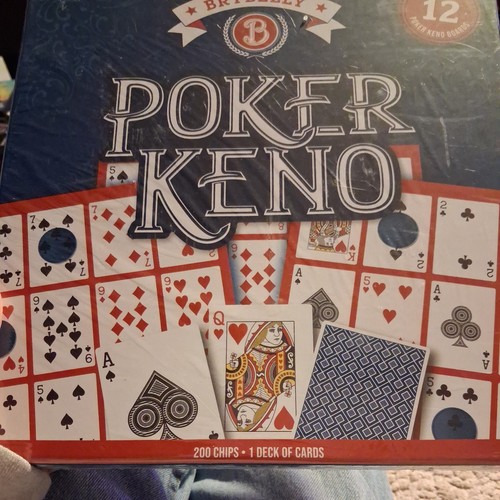 Poker keno game set with - game, cards