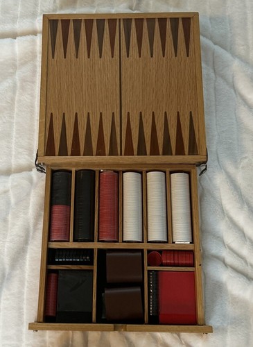 Wood flip game board set - wood,