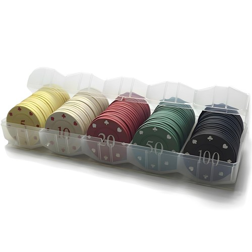 100 pcs colorful poker - pcs, chips
