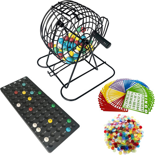 Deluxe bingo games set - -, metal